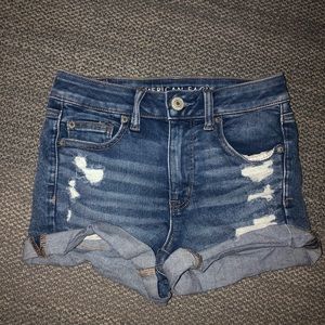 Denim shorts